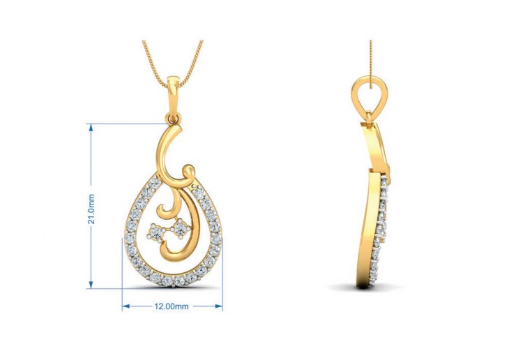 Lani Diamond Earrings Pendant set